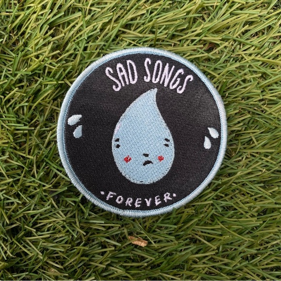 SAD SONGS FOREVER IRON IN PATCH #FML130053 - Picture 1 of 3